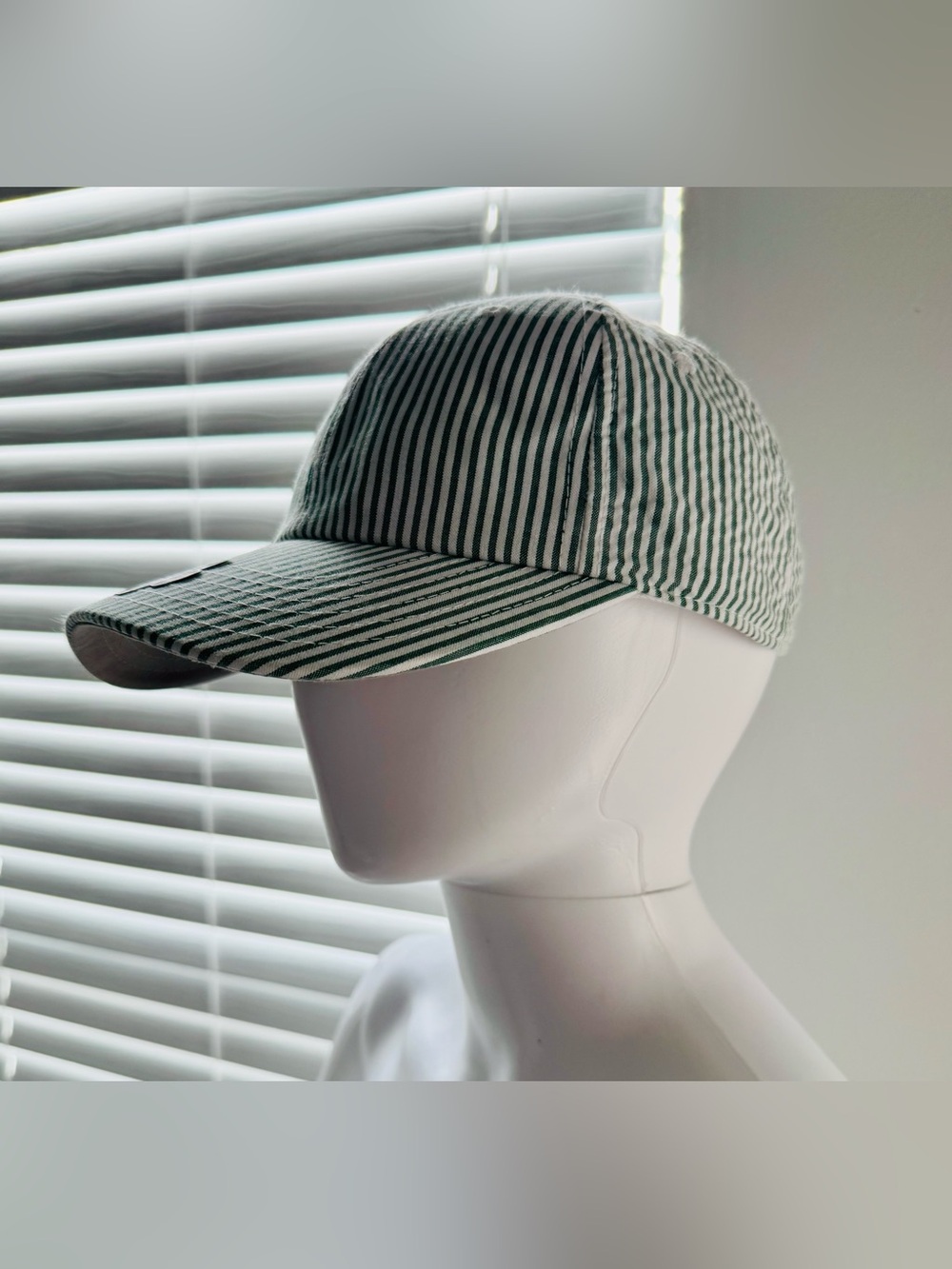 American Needle Womens NEW Ladies Fit White Green Stripe Golf Baseball Cap Hat. - Picture 10 of 15